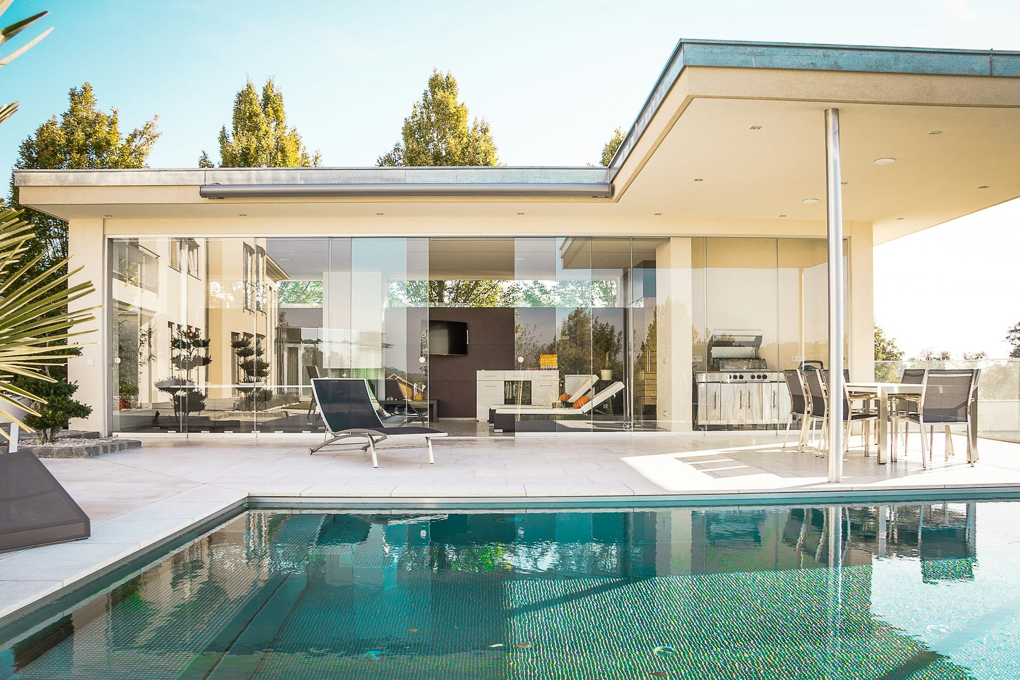 Luxury villa with infinity pool